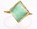 Raw Australian Jade Ring