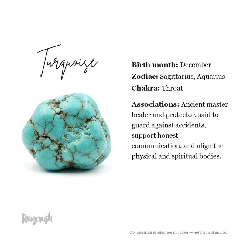 Tiny Raw Turquoise Studs in gold-filled, view 11 of 11