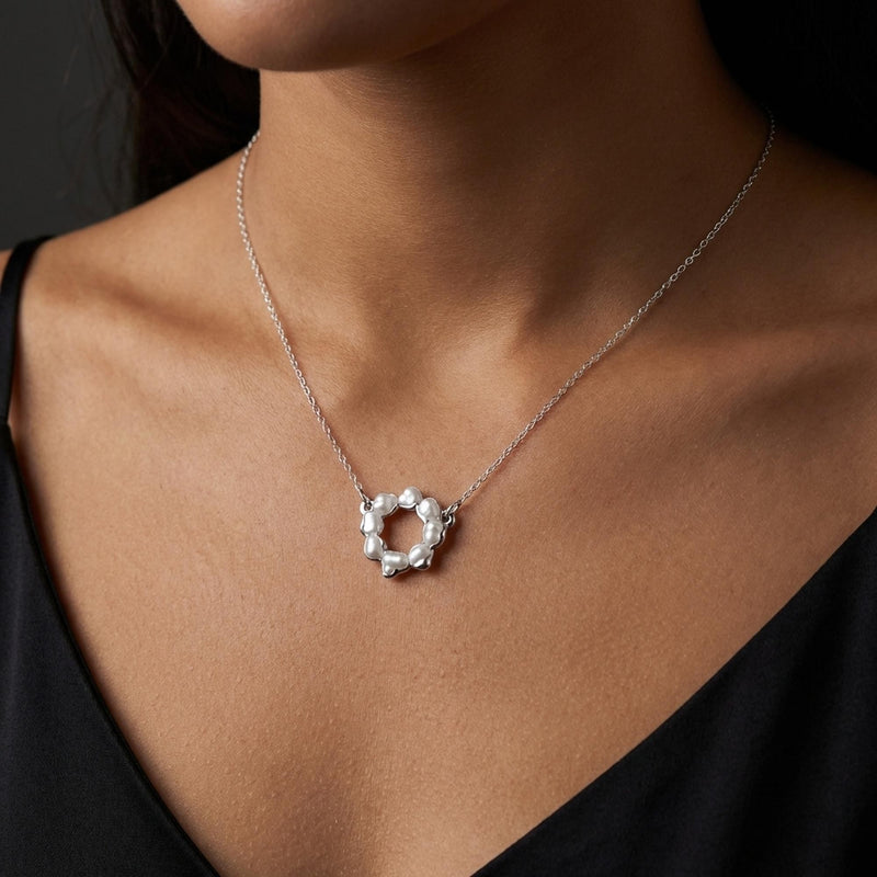 Daisy Pearl Necklace, view 10 of 11