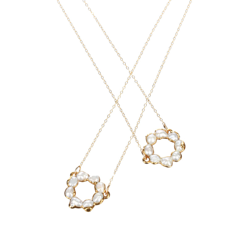 Daisy Pearl Necklace, view 6 of 11