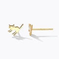 Cat Stud Earrings