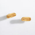 Stick of Butter Earrings