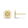 Large Four Leaf Clover Stud Earrings