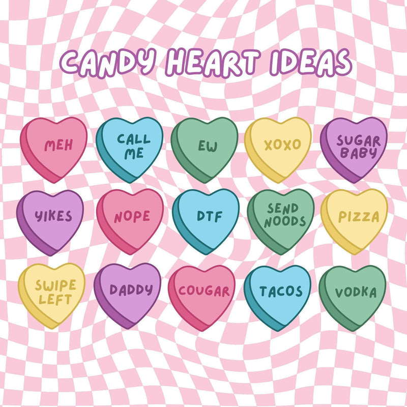Pair of tiny candy conversation heart stud earrings in polished gold (6 of 15)