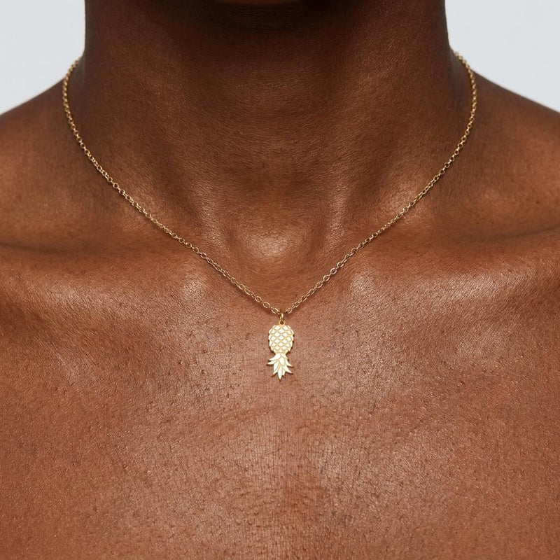 Upside Down Pineapple Necklace - handmade in Atlanta