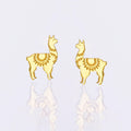 Llama Stud Earrings