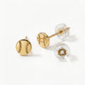 Baseball Stud Earrings