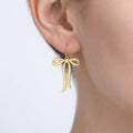 Dangle Bow Earrings