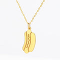Hotdog Necklace