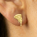 Pizza Slice Stud Earrings
