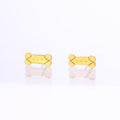Dog Bone Stud Earrings