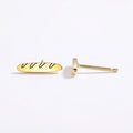 Baguette Stud Earrings