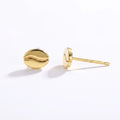 Coffee Bean Stud Earrings