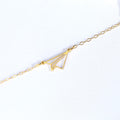 Paper Airplane Bracelet