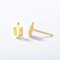 Dreidel Stud Earrings