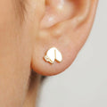 Fortune Cookie Stud Earrings