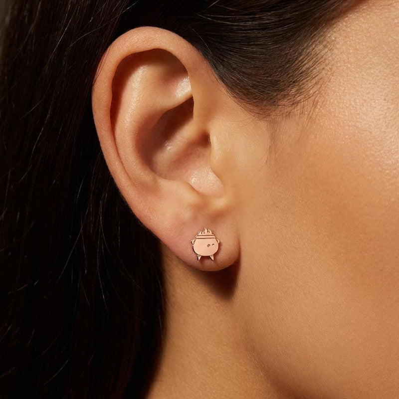 Witches Cauldron Stud Earrings - handmade in Atlanta