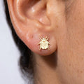 Scarab Beetle Stud Earrings