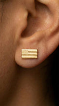American Flag Stud Earrings