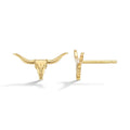 Longhorn Stud Earrings
