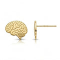 Anatomical Brain Stud Earrings