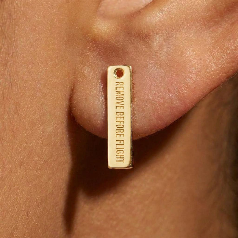 Remove Before Flight Stud Earrings (3 of 10)