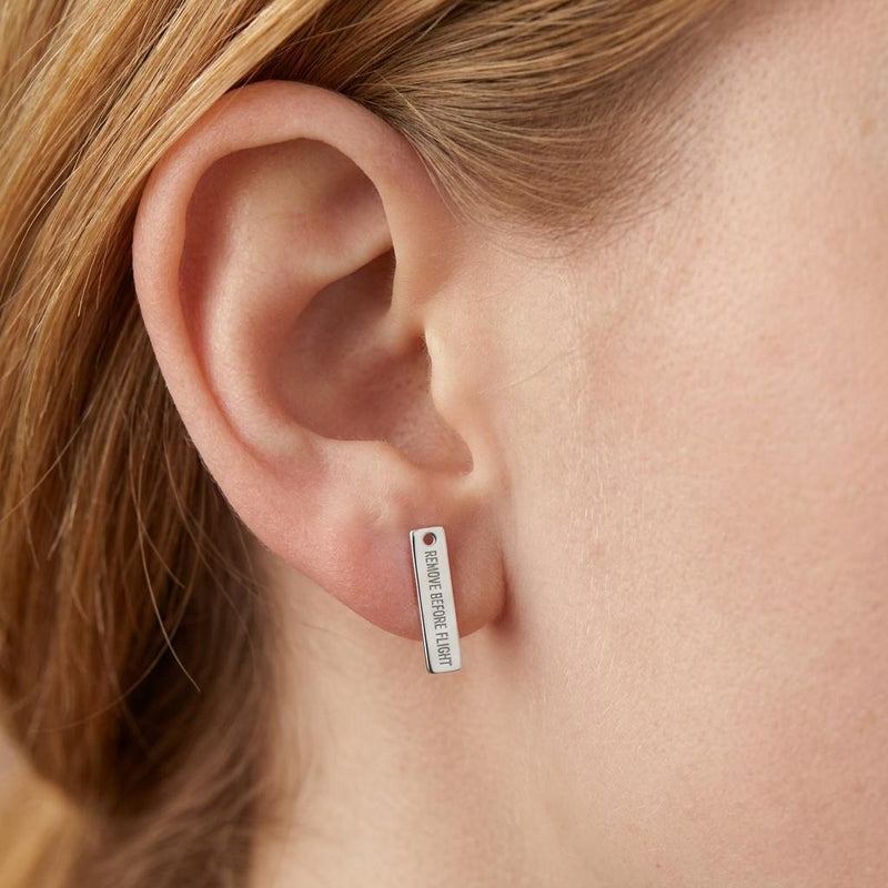 Remove Before Flight Stud Earrings (5 of 10)