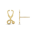 Stethoscope Stud Earrings