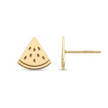 Watermelon Slice Stud Earrings