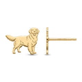 Golden Retriever Stud Earrings