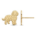 Goldendoodle Stud Earrings