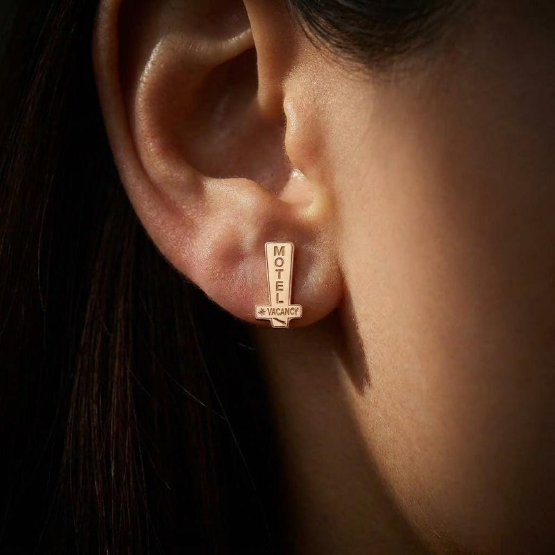 Motel Vacancy Sign Stud Earrings (4 of 9)