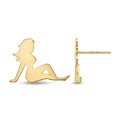 Mudflap Girl Stud Earrings