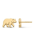 Grizzly Bear Stud Earrings