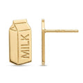 Milk Carton Stud Earrings