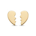 Broken Heart Stud Earrings