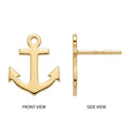 Anchor Stud Earrings