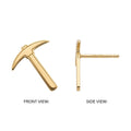 Pickaxe Stud Earrings
