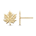 Maple Leaf Stud Earrings