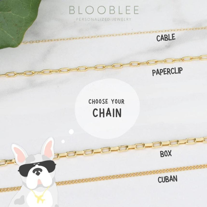 Plain Layering Chain, 24k gold vermeil, photographed on white