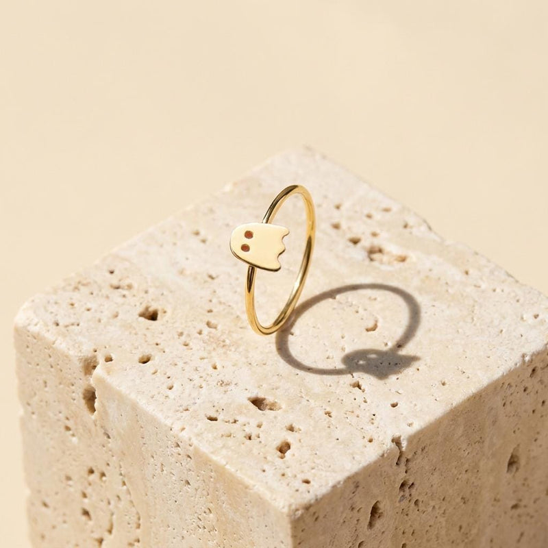 Blooblee Ghost Ring, 24k gold vermeil