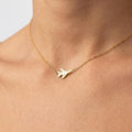 Fighter Jet Necklace