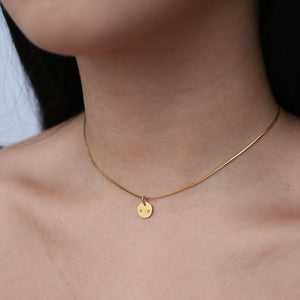 Boobs Gold Medallion Necklace · Fill Snake Chain Choker New