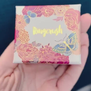 Moon Moonstone Earrings • Gold Filled • Rainbow Moonstone Studs • June Birthstone • Handmade Summer Jewelry  • Whimsigoth • Space Earrings