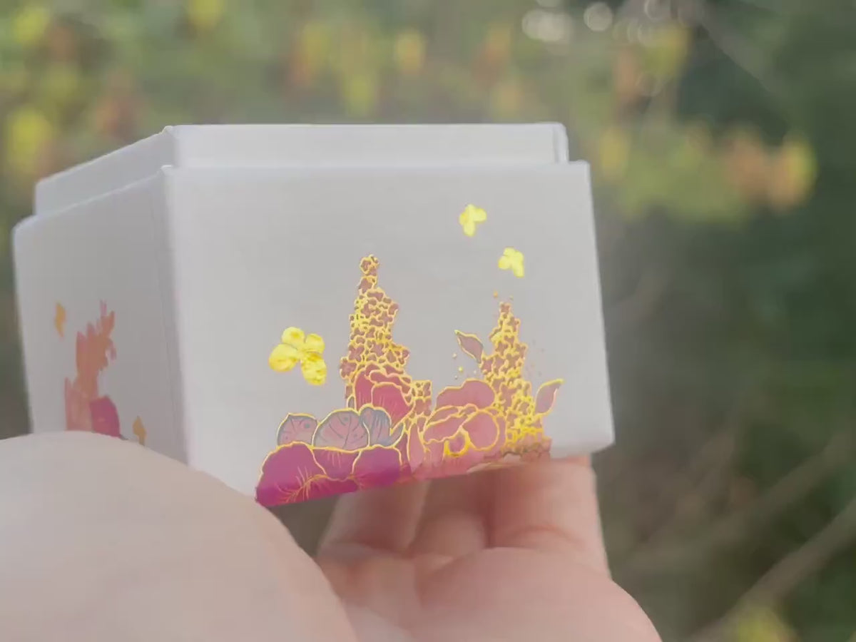 Raw Smoky Quartz Ring in Yellow Gold