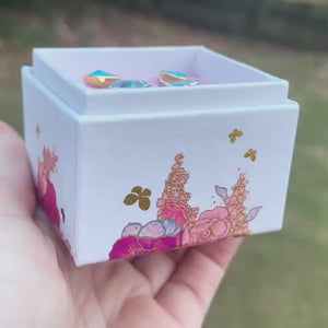 Large Raw Turquoise Stud Earrings