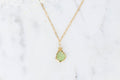 Raw Peridot Necklace