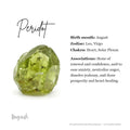 Raw Peridot Dangle Earrings