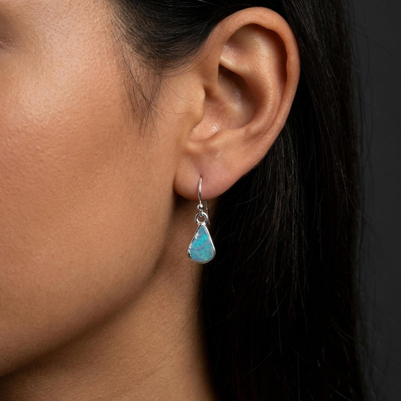 Raw Fire Opal Earrings (13 of 13)