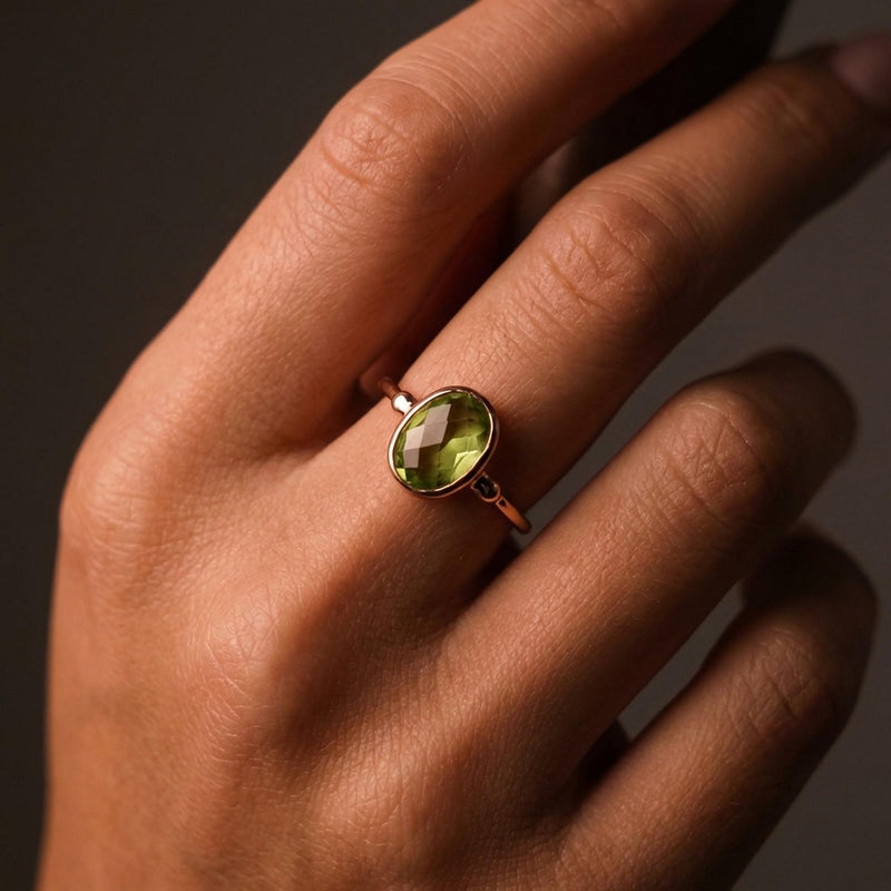 Raw Peridot Ring (12 of 14)